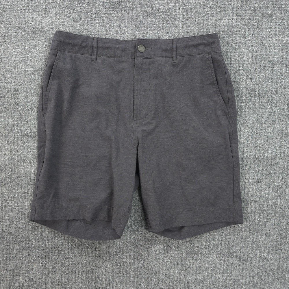Faherty Shorts Mens 30 Gray All Day Chino Stretch Hybrid 7in Summer Casual